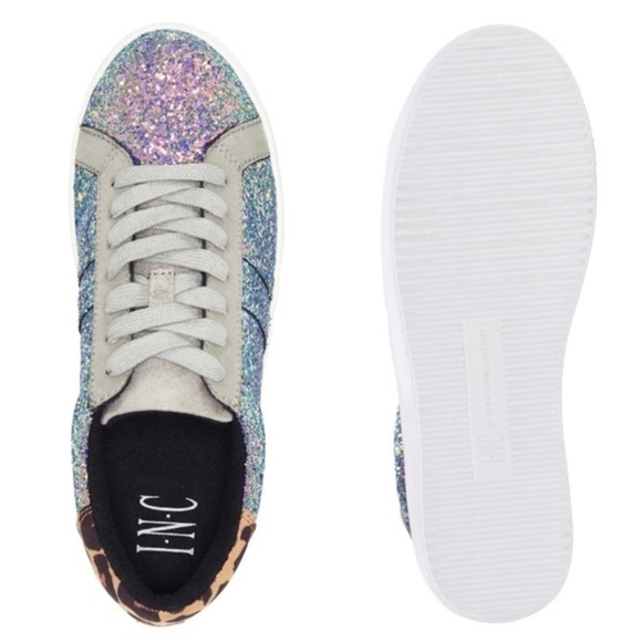 🆕INC Danelia Iridescent glitter sneaker - Picture 2 of 3